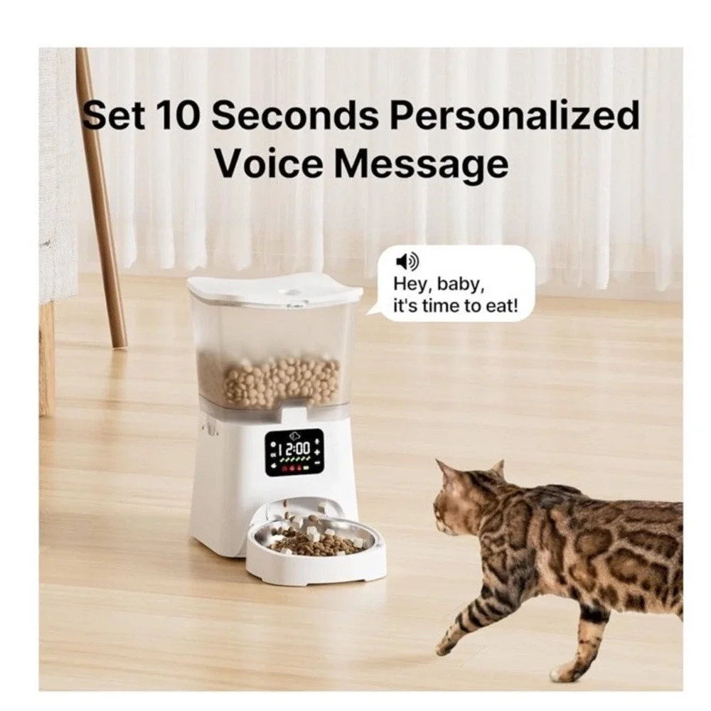 Petsuper Smart Pet Feeder For Dogs & Cats - App Control‎ -New In Box